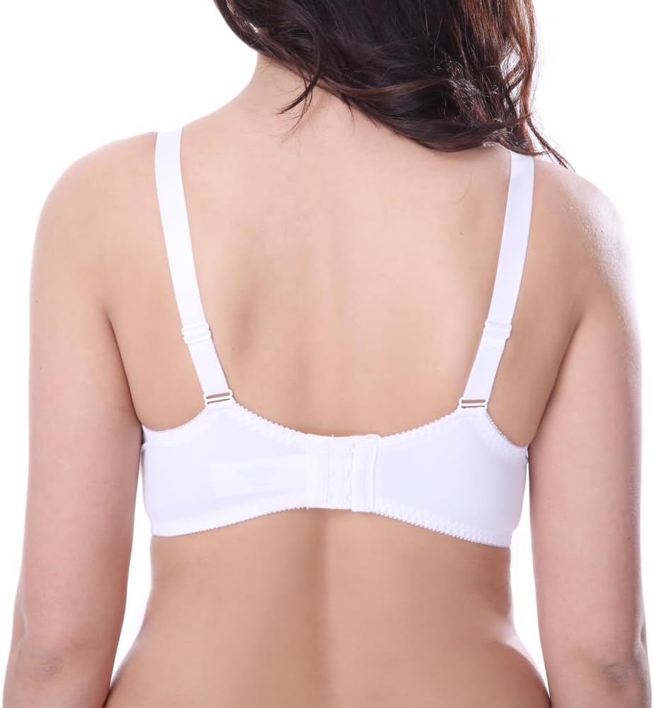 Curve Muse Damen Übergrösse Ungefüttert Minimizer Bügel Vollfiguriger BH 75D Black,white,pink Beige