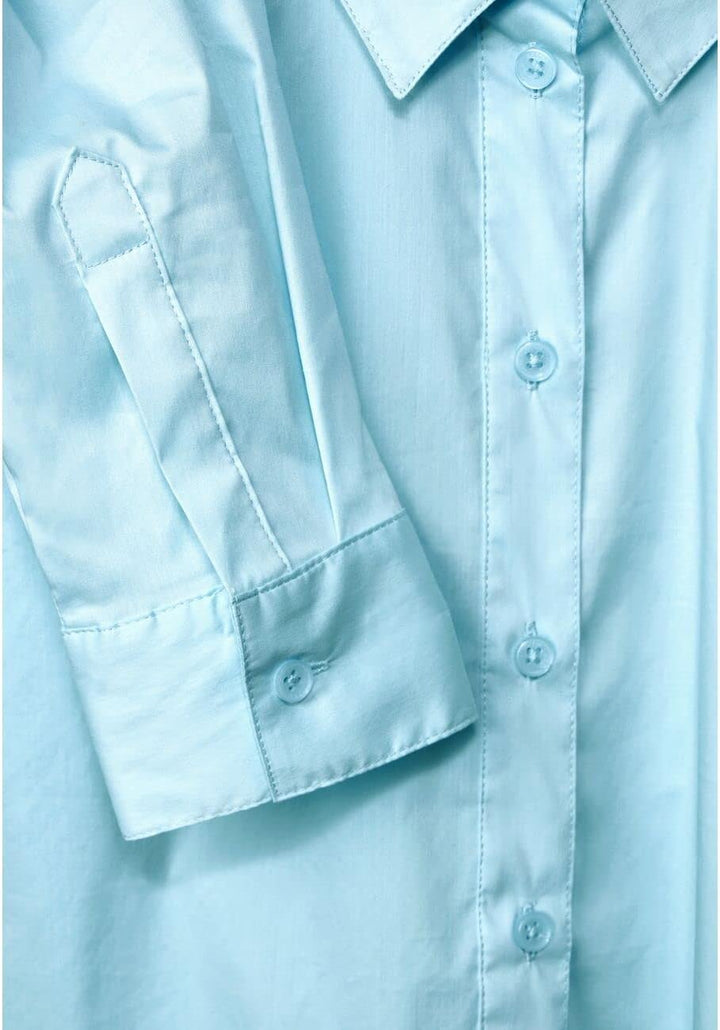 CECIL Damen B343646 Longbluse, Faded Blue, XS