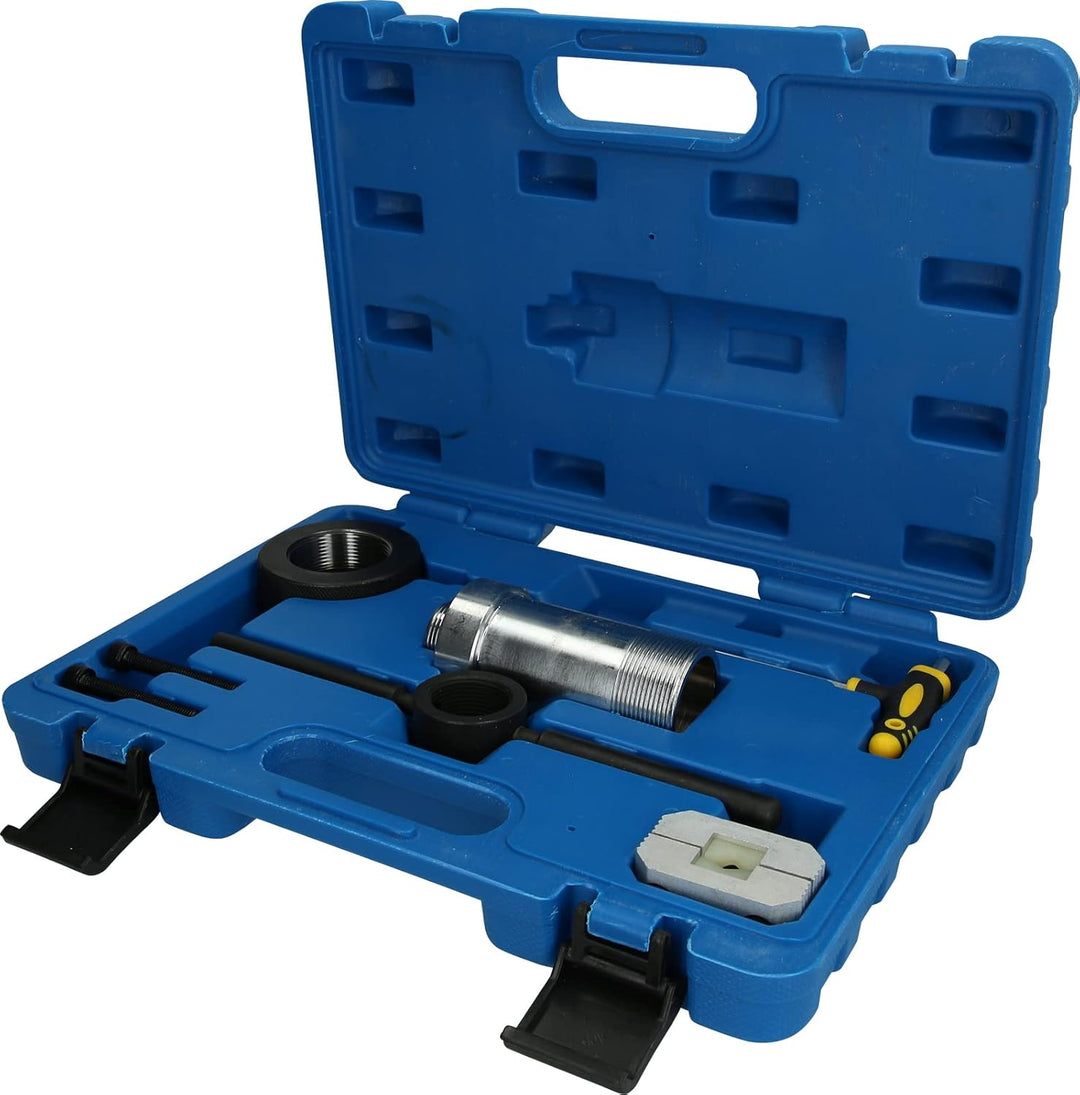 Brilliant Tools BT651100 Montagewerkzeug für Stossdämpfer mit Zuganschlagsfeder, 8-tlg