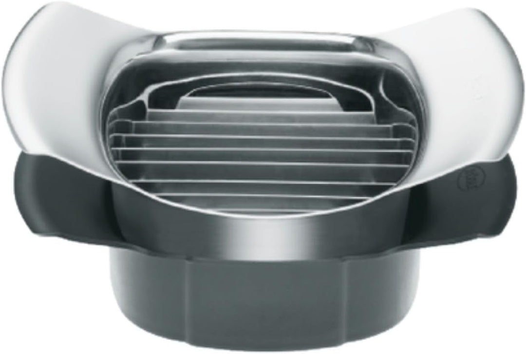 RÖSLE Tomaten- und Mozzarellaschneider, Tomatenteiler zum Zerschneiden in gleichmässige Scheiben, Ge