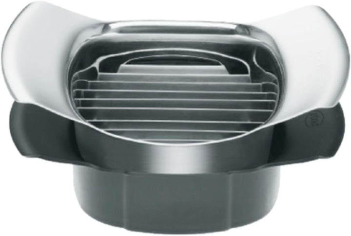 RÖSLE Tomaten- und Mozzarellaschneider, Tomatenteiler zum Zerschneiden in gleichmässige Scheiben, Ge