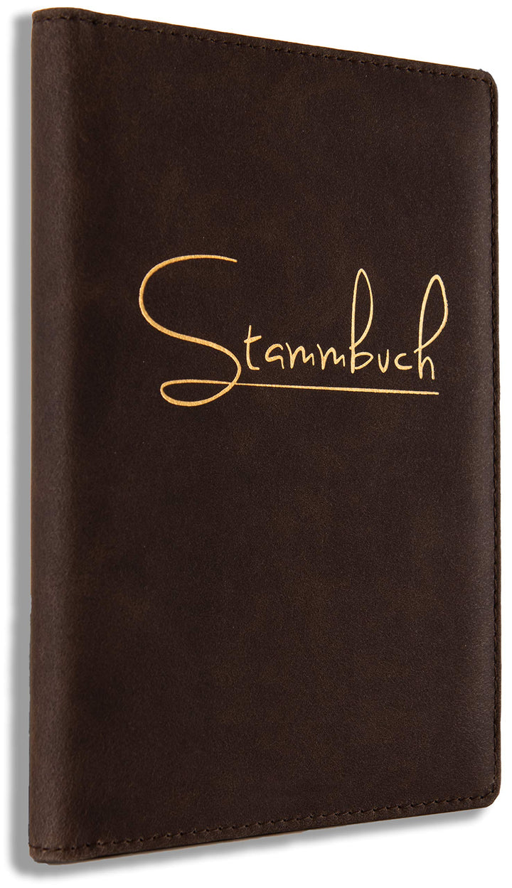 Stammbuch Leder Hochzeit Braun Couro Familienstammbuch Standesamt