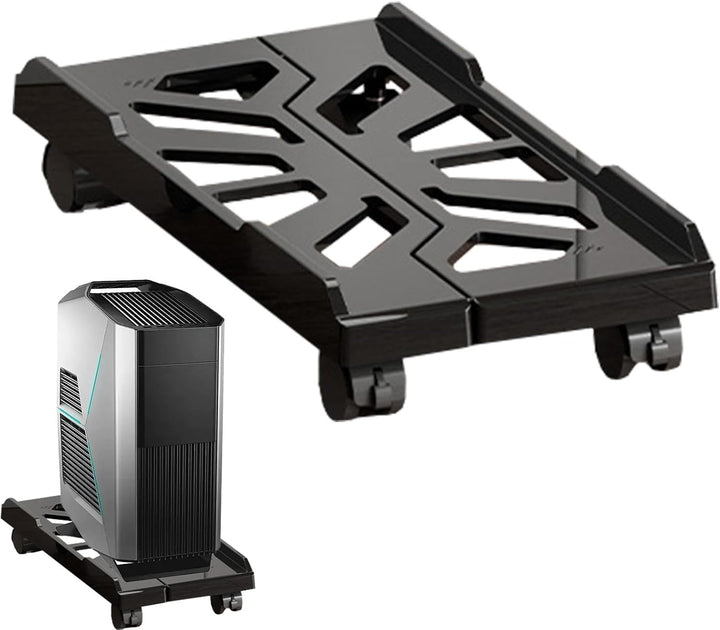 Tower Stand Under | Desktop Computer Host | Heavy Duty PC Stand, PC Tower Bracket Floor Riser Rollin