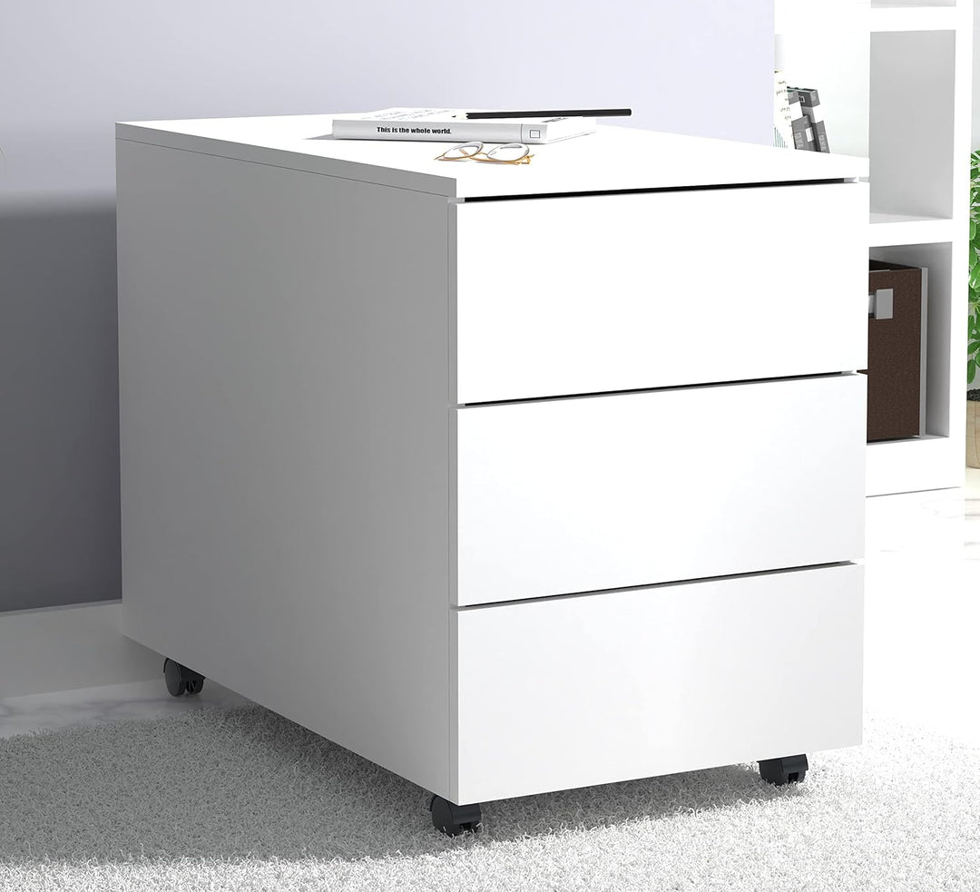 VCM Rollcontainer | Beistellcontainer mit Schubladen |Masse ca. H. 55 x B. 39 x T. 70 cm | Büroconta