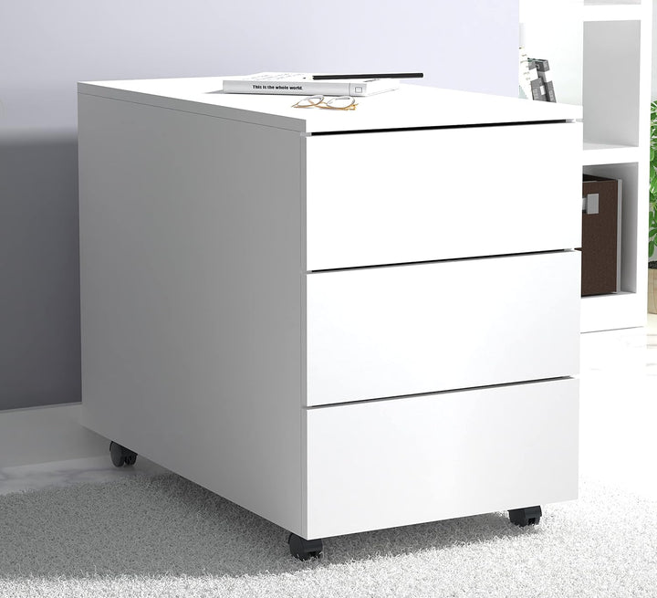 VCM Rollcontainer | Beistellcontainer mit Schubladen |Masse ca. H. 55 x B. 39 x T. 70 cm | Büroconta