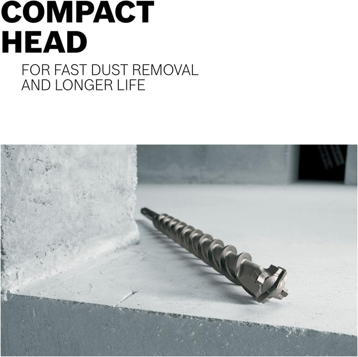 Bosch HC5050 1 x 20,3 cm x 33 cm Wild Bohrung SDS Max Rotary Hammer Bit, HC5050 8-inch, 8-inch