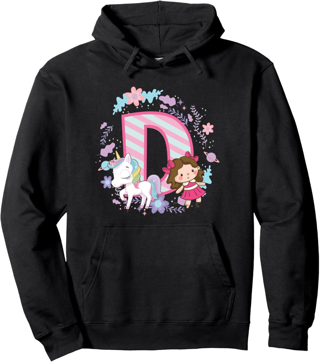 Buchstabe D Alphabet Vorname Nachname Konsonant Geschenk Pullover Hoodie