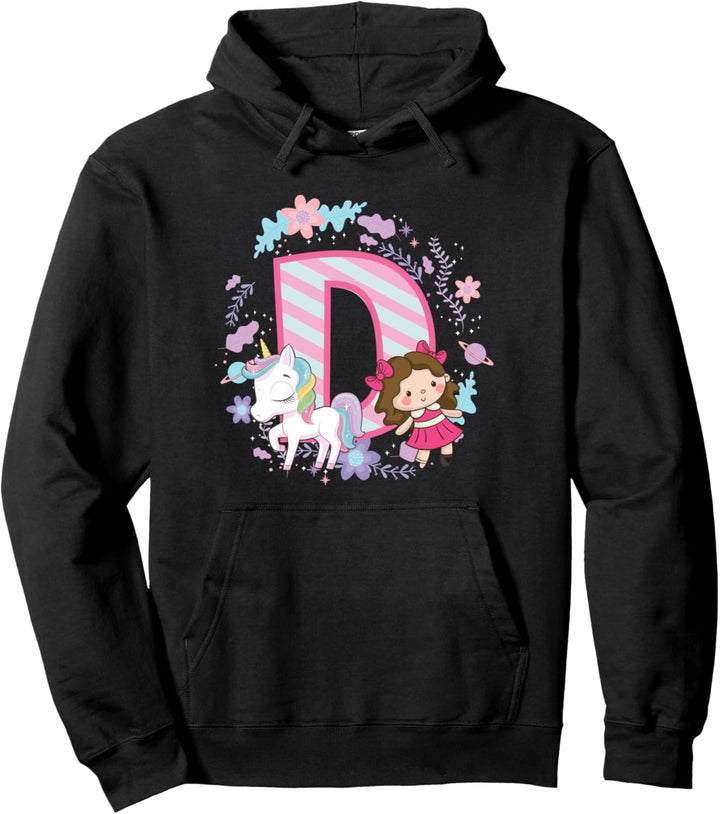 Buchstabe D Alphabet Vorname Nachname Konsonant Geschenk Pullover Hoodie