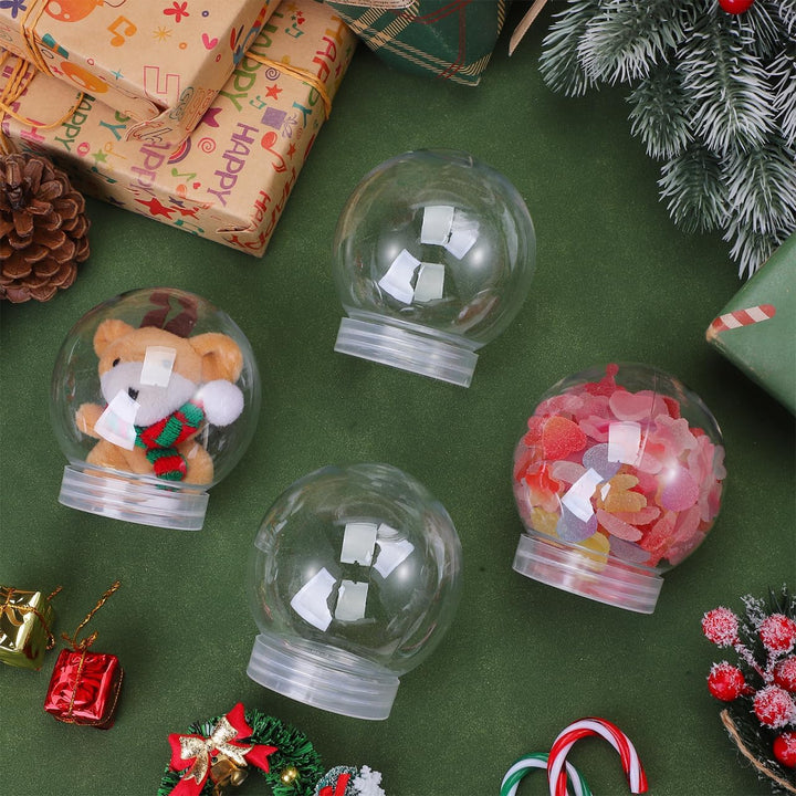 HOMSFOU 10 Stück Weihnachten DIY Schneekugel Requisite Weihnachten DIY Basteln Herstellung DIY Herst