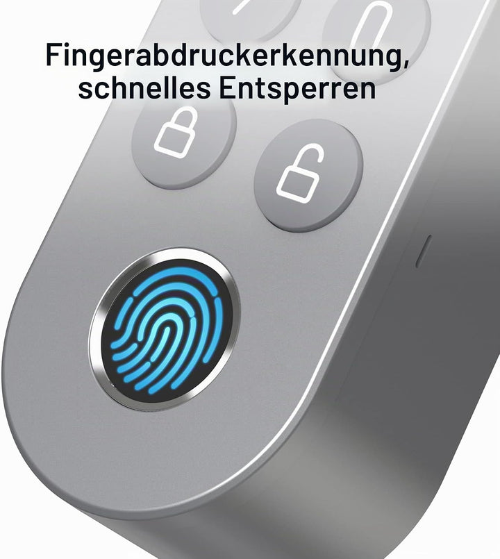 Lockin Smart Fingerprint Keypad Pro, IPX5 Wasserdicht, Schlüssellos, Biometrisch, Zugangskontrolle,