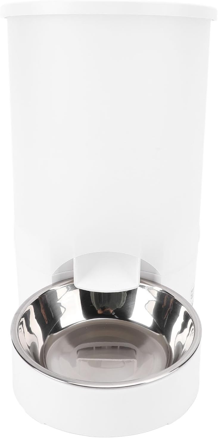 Wakects Futterautomat Katze, Automatischer Futterspender Katze, 3L Katzen Futterautomat 2.4G WiFi mi