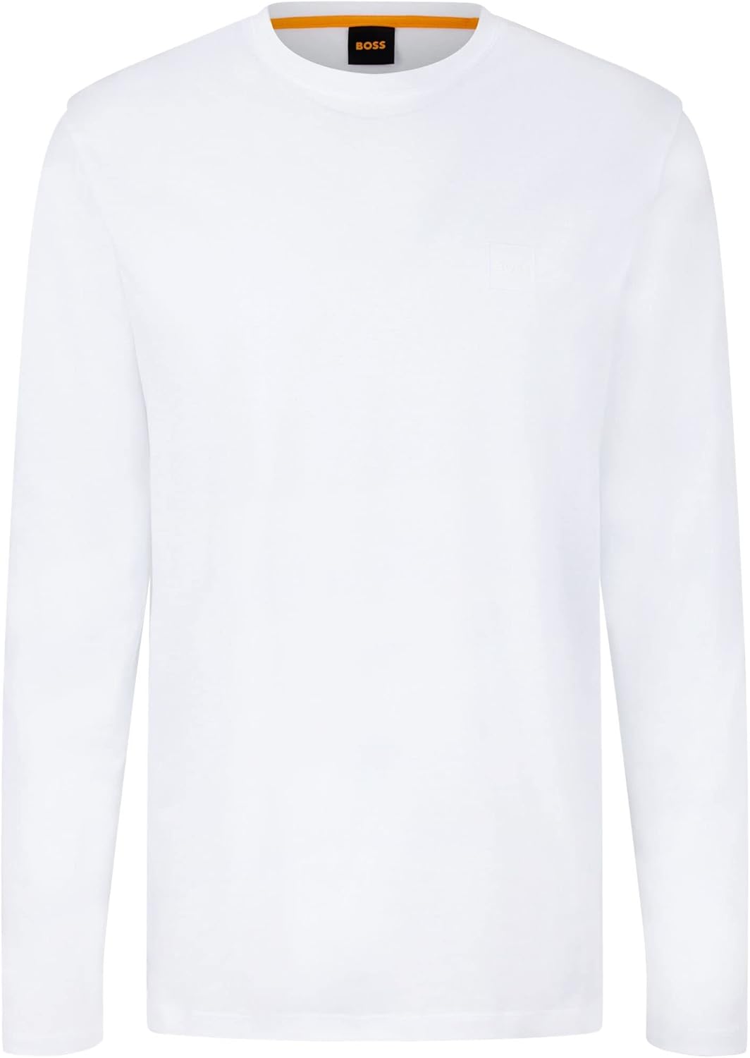 BOSS Herren Tacks T-Shirt aus Baumwoll-Jersey mit Logo-Aufnäher XS White100, XS White100