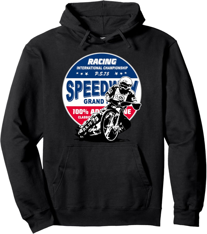 Speedway Bahnsport Motorradrennen Pullover Hoodie