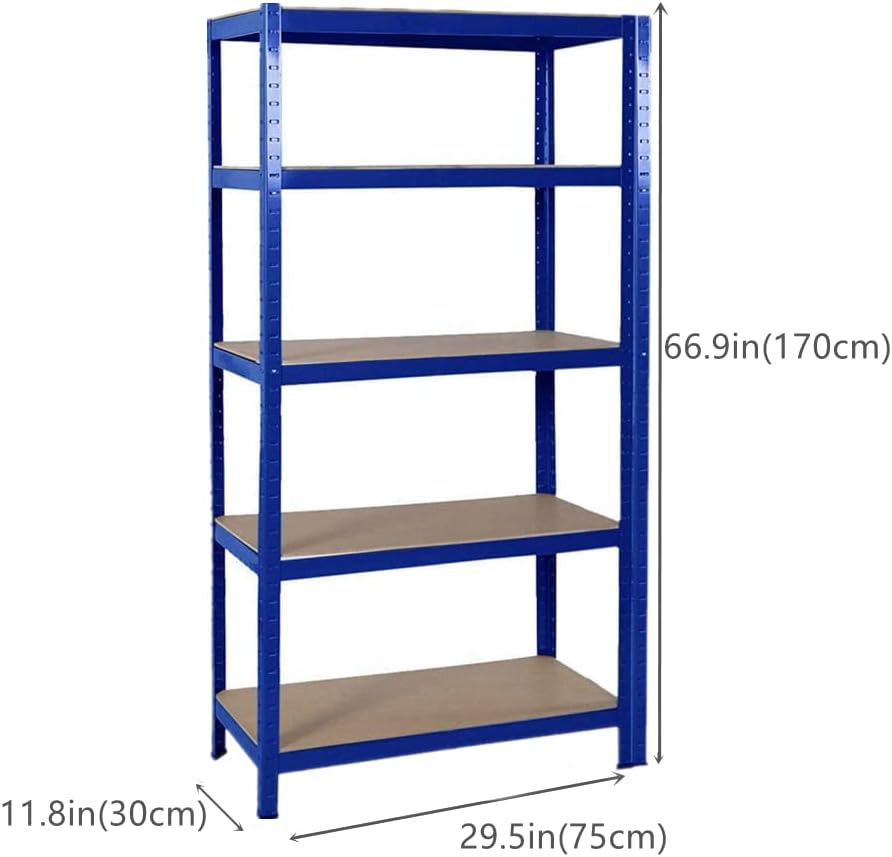 Werkbank, 170 x 75 x 30 cm 5 Ebenen verstellbare Regale, höhenverstellbar, DIY-Werkbank Werktisch Ar