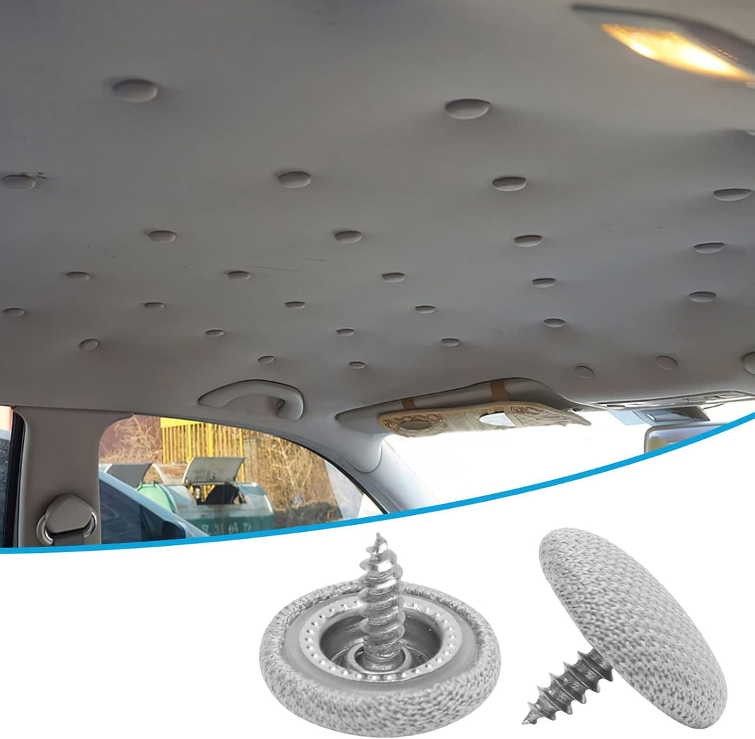 Auto Reparatur Nieten Set, 90 St¨¹ck KFZ Dachhimmel Reparatur Nieten, Universal Auto Dach Nieten mit