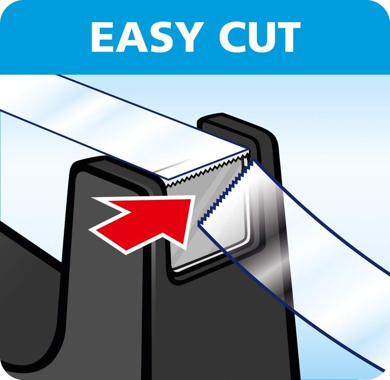tesa Easy Cut Professional - Standfester Tischabroller für tesafilm - zur Verarbeitung von grossen K