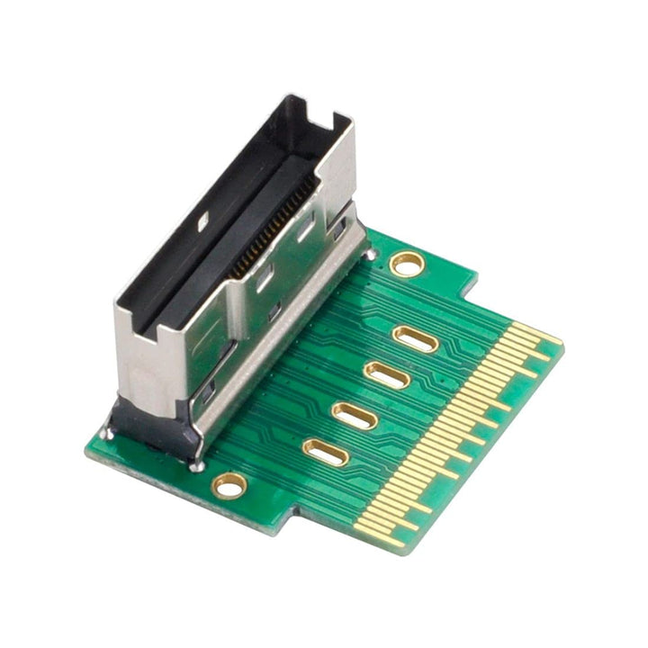 chenyang CY SFF-8654 PCI-E Slimline SAS 8i 74Pin Stecker auf SFF-8654 SAS 4.0 74Pin Buchse SFF-8654