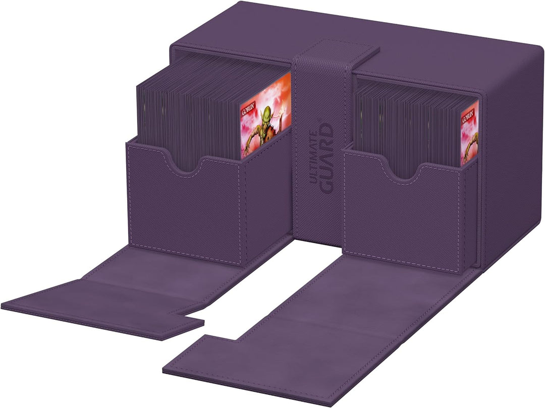 Ultimate Guard Twin Flip`n`Tray 200+ XenoSkin Monocolor Violett, Violett