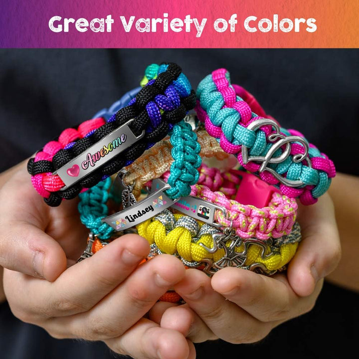 Personalisierte Charm Friendship Bracelet Making Kit: Beste Kinder im Alter von 7-14. Grosse Aktivit