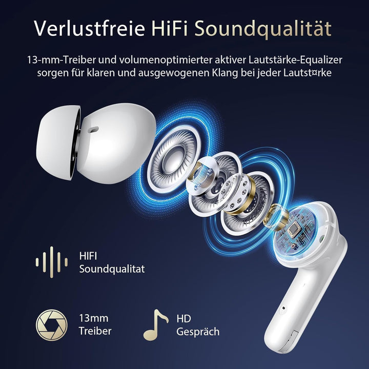 KI Übersetzer Kopfhörer Echtzeit 188 Sprachen, 4-in-1 Bluetooth 6.1 Übersetzungskopfhörer 36 Std Spi