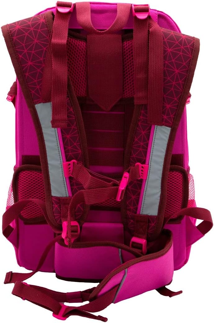 Schul-Rucksack 3 tlg. Set Undercover TWIXTER Fancy Pink mit Schlamper-Box und Regenschutz-Hülle Rosa