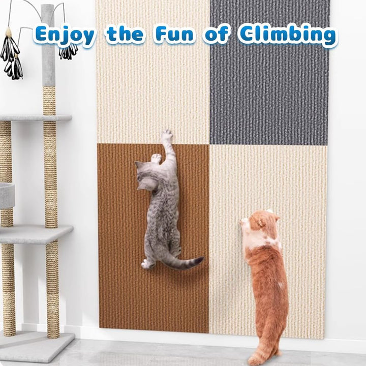Kratzmatte Selbstklebend Katze Kratzbrett Kratzwand DIY Kratzteppich Katzenkratzer Kleber Möbelschut