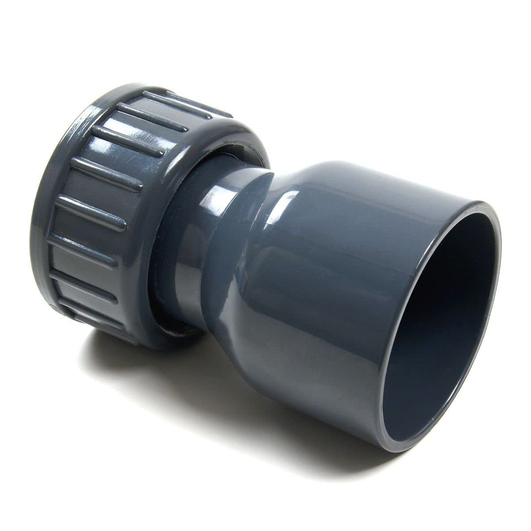 Pumpenanschluss 2/3 PVC Kupplung Überwurfgewinde/PVC Rohranschluss (50 mm x 2"), 50 mm x 2"