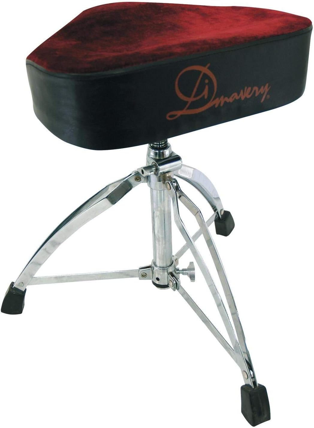 DIMAVERY DT-120 Schlagzeugsitz Sattelform | Ergonomischer Schlagzeugsitz