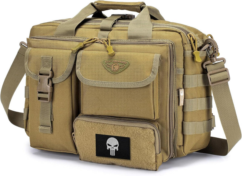 BAGZY Multifunktional Taktische Tasche Arbeitstasche Herren Militär Umhängetasche 14/15,6/17 Zoll La