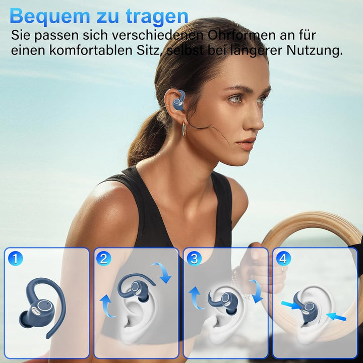 AI Kopfhörer Übersetzer, 3-in-1 Bluetooth 5.4 Echtzeit Sprachübersetzungs Kopfhörer, 164 Sprachen mi