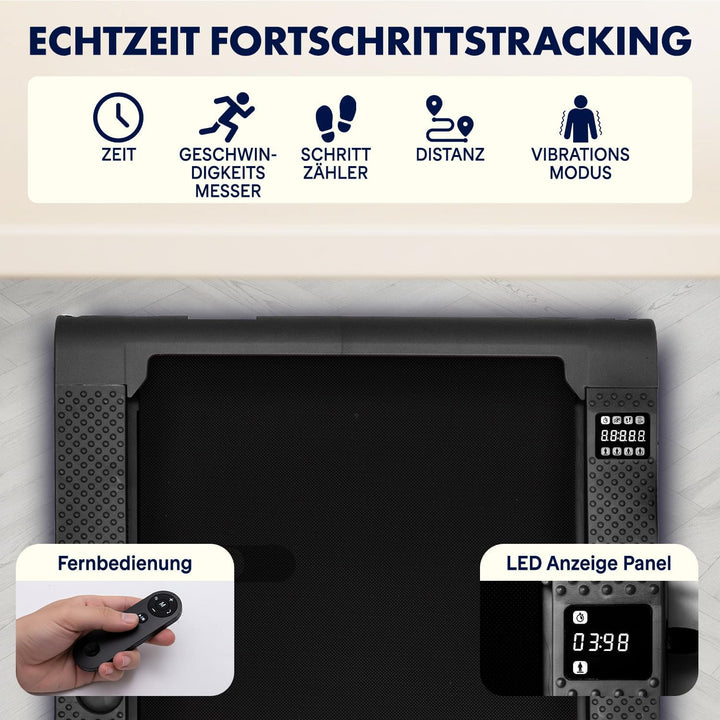 SQUATZ 2-in-1 Walking Pad Laufband, klappbar und platzsparend, ideal für Zuhause und Büro, unter Sch
