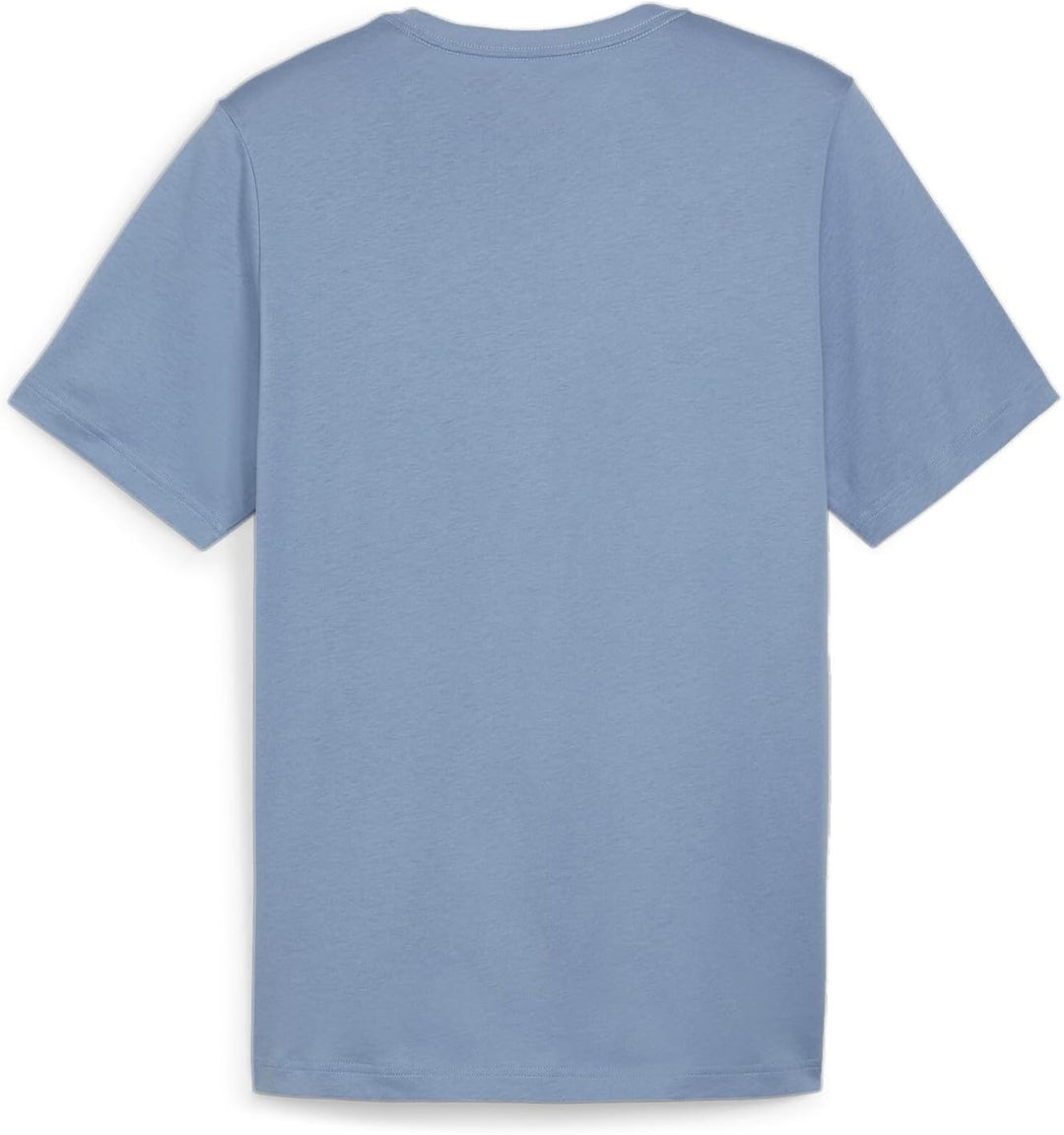 PUMA Herren Ess Logo Tee T-shirt L Blau, L Blau