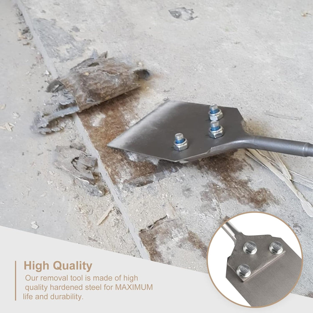 CPROSP SDS-Plus Spachtelmeissel Meissel 250x100mm, zum Abtragen von Bodenbelägen und Beschichtungen