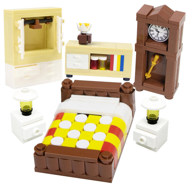 Cabeeskii Bausteine Möbel, Classic Building Block Assembly, kann zur Dekoration von Möbeln in Lego C