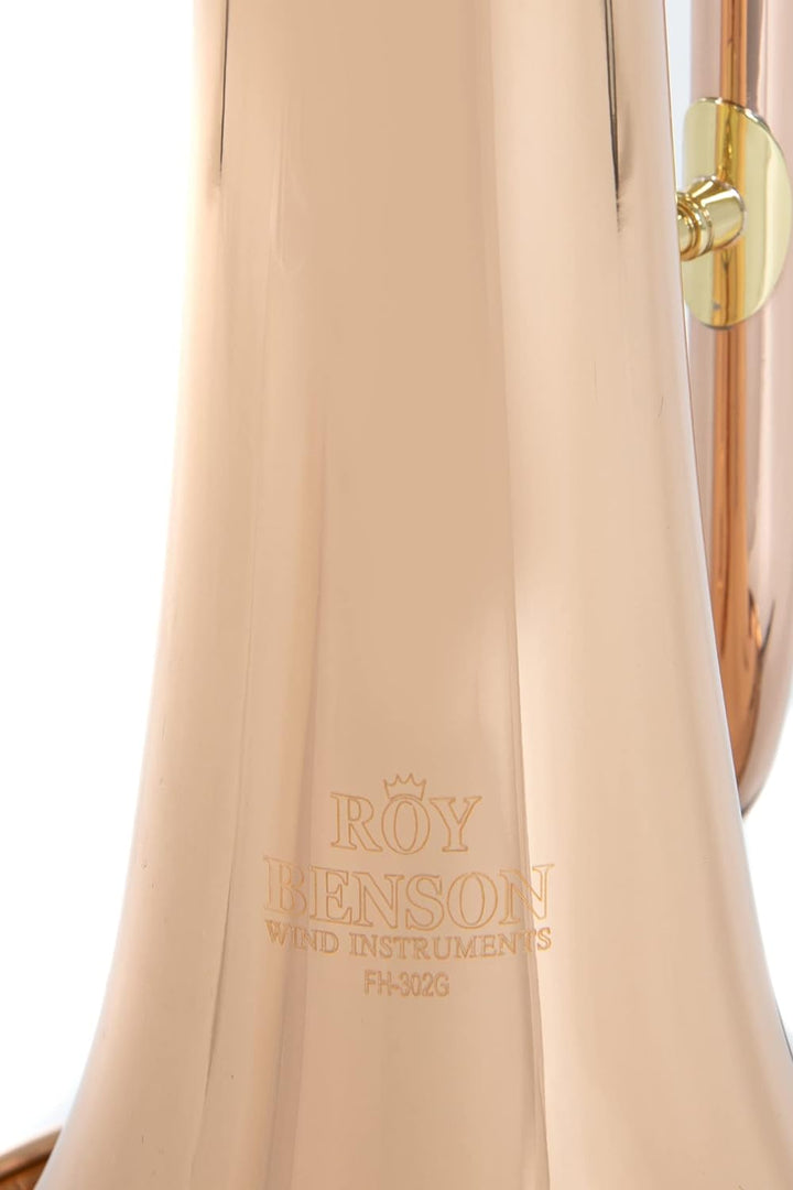 Roy Benson Bb Flügelhorn MOD.FH-302G Goldmessing Schall, inkl. Etui, FH-302G