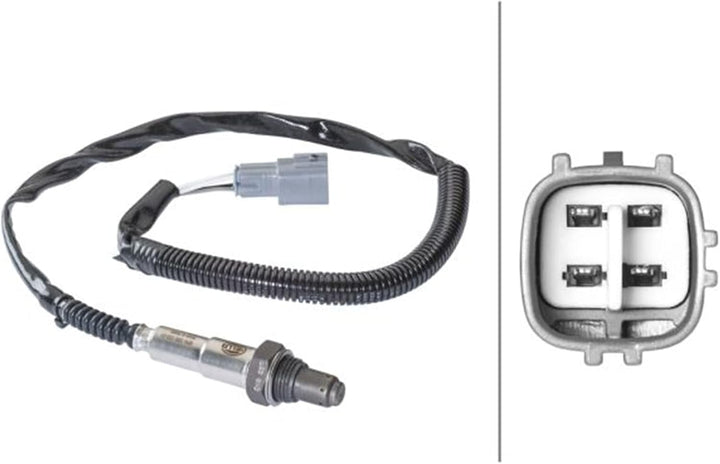 HELLA 6PA 358 103-011 Lambdasonde - 4-polig - Kabel: 640mm