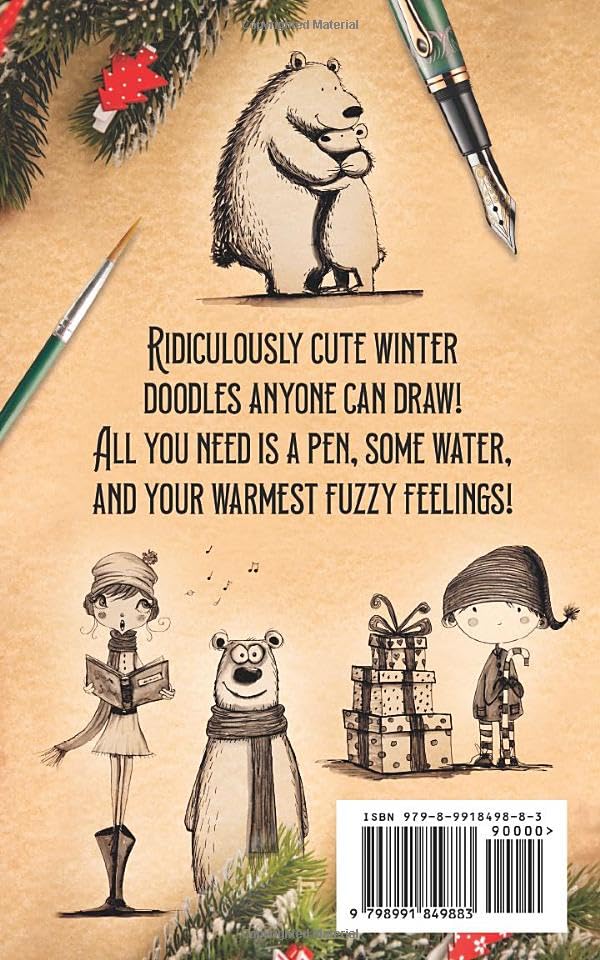 31 Days of Frosty Friends and Cozy Cuties: Seriously Cute, Shockingly Easy. 31 Winter Sketches Anyon