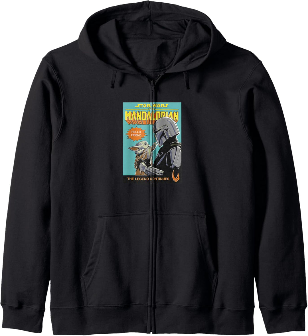 Star Wars: The Mandalorian Hello Friend The Child Poster Kapuzenjacke