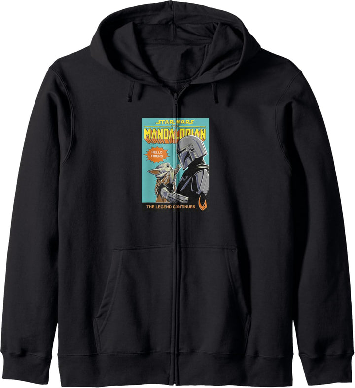 Star Wars: The Mandalorian Hello Friend The Child Poster Kapuzenjacke