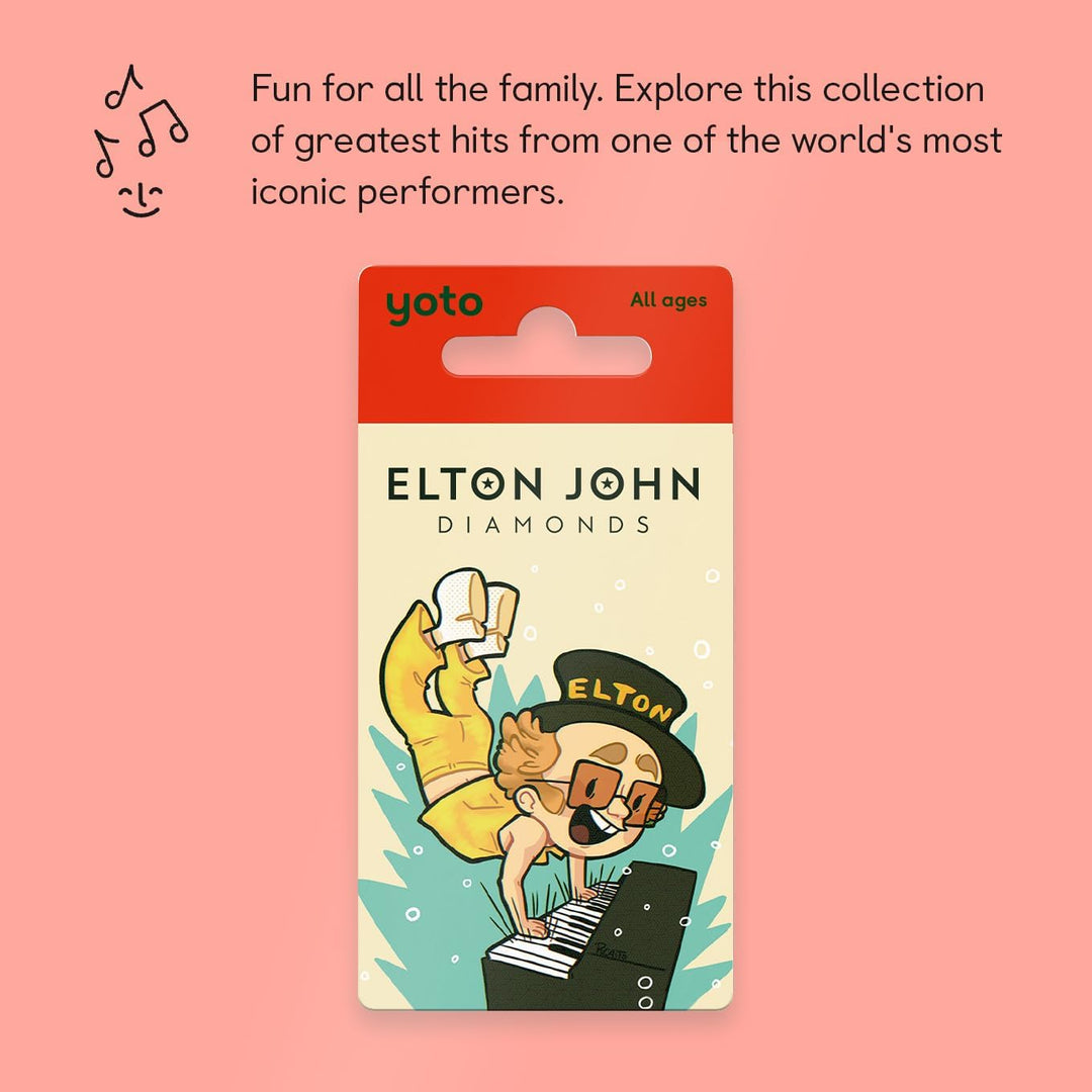 Yoto - Elton John Diamonds – Musik in englischer Sprache zum Hören auf Story-Box für Kinder Yoto Pla