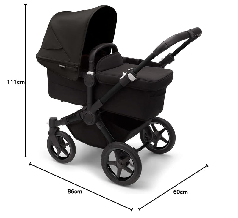 Bugaboo Donkey 5 Mono Kinderwagen, umbaubar zum Doppel- oder Zwillingskinderwagen, verbessertes Desi