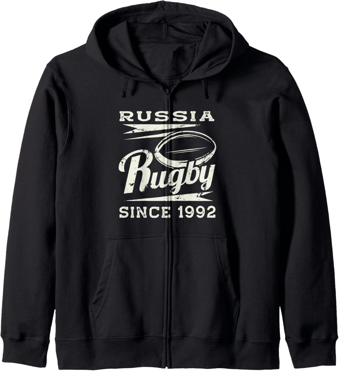Vintage Russia Rugby Since 1992 Kapuzenjacke