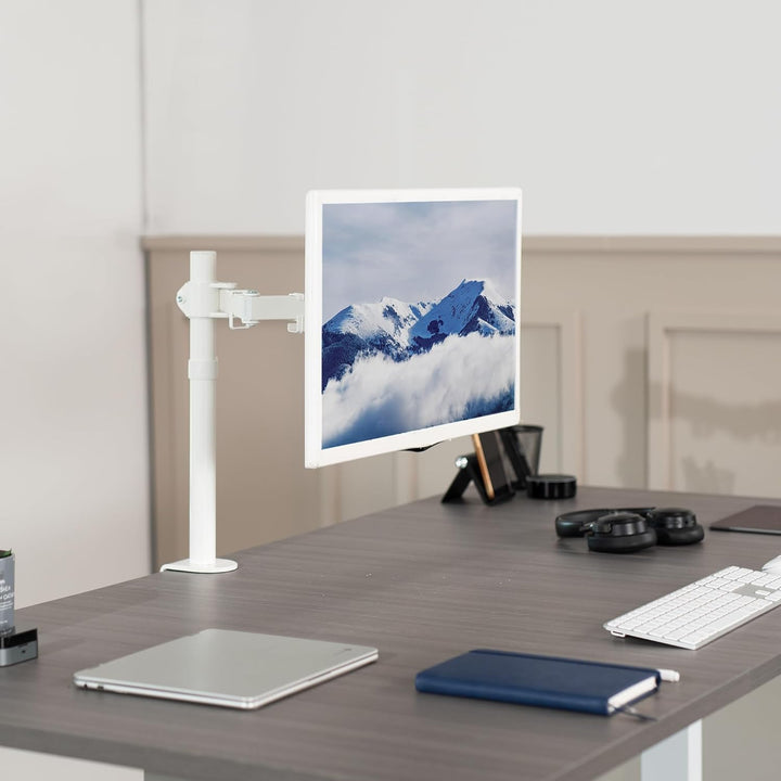 VIVO Schreibtischhalterung, 1 Arm, für Bildschirme bis zu 96,5 cm (38 Zoll), ultrabreit, voll Verste