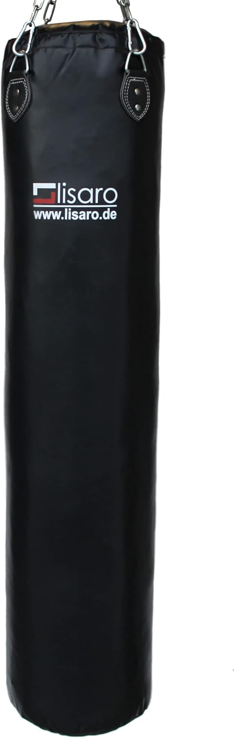 Lisaro Profi Boxsack/Sandsack 100/120/150 cm | geeig. für Jede Sportart | ungefüllt | inkl. Vierpunk