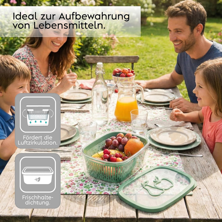 Snips Aroma Keeper Früchte, Kunststoff, Grün, 4 LT - rechteckig 4 LT - rechteckig Grün, 4 LT - recht