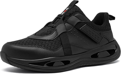Sicherheitsschuhe Herren Arbeitsschuhe Leichte Stahlkappenschuhe Bequeme Antishock Atmungsaktive rut