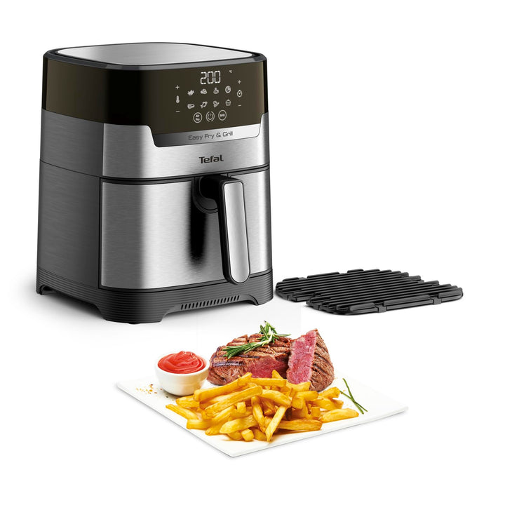 Tefal EY505D Easy Fry & Grill Heissluftfritteuse | 2-in-1 Technologie (Air Fryer und Grill) | Digita
