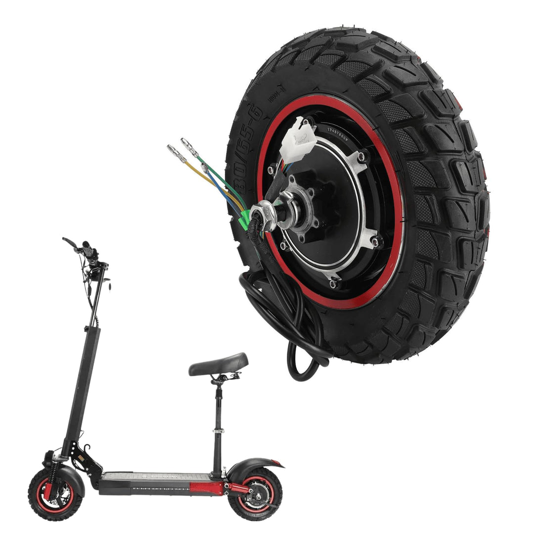Elektroroller Nabenmotor Hinterrad für KUGOO M4 M4pro, 48V 800W 10 Zoll E-Scooter Hinterrad Antriebs