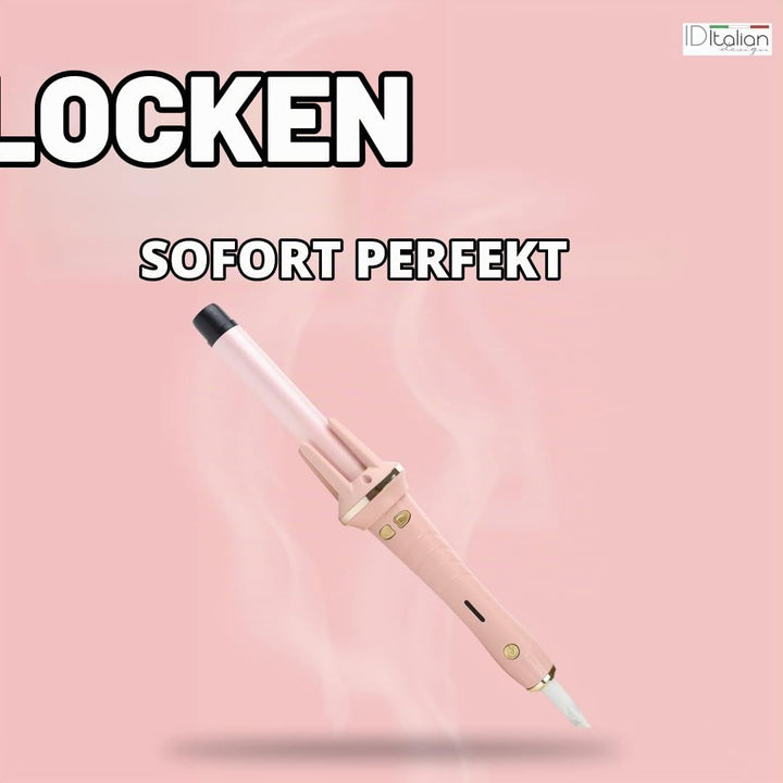 ID Italian Design Automatischer Lockenstab Spin Curl | HairCare-Technologie, Schnelle Locken in 10 S