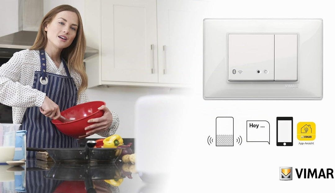 VIMAR 14597 Gateway View Wireless, Bluetooth wireless technology 4.2 WLAN, RGB-LED, Spannungsversorg